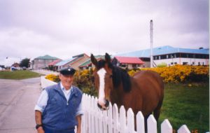 Don Bonner the informal Falklands guide and his passion horses
